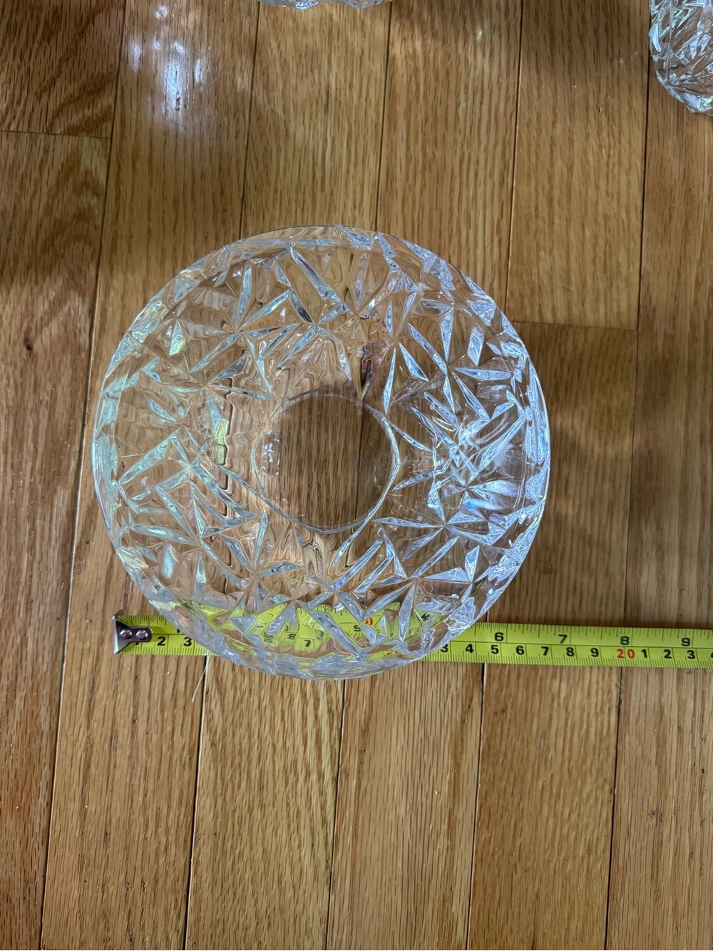 Tiffany & Co. Rock Cut Crystal Serving Bowl Set and Votive Candle Holder. - Picture 5 of 9